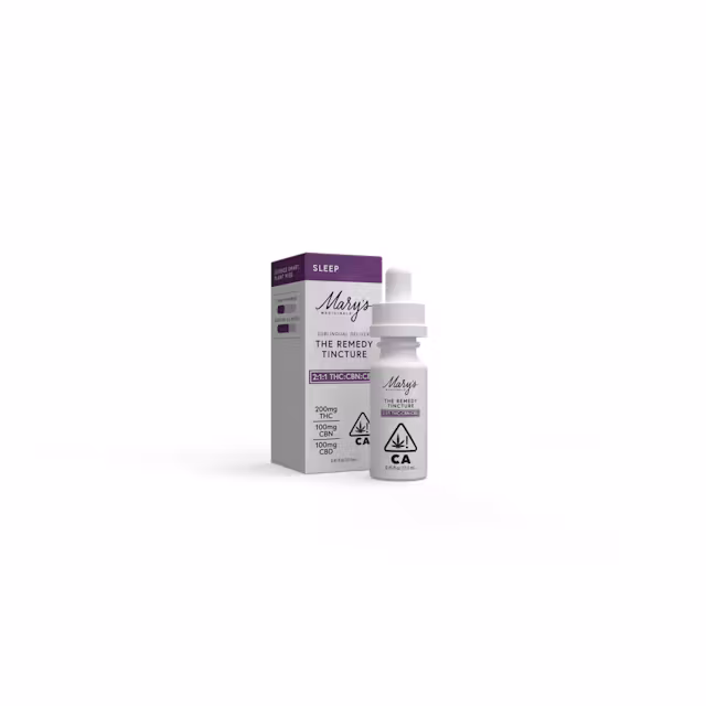Photograph of product: Mary's Medicinals - Oil - (200mg) - 2:1:1 TH-oui+CBN+CBD - **SLEEP**