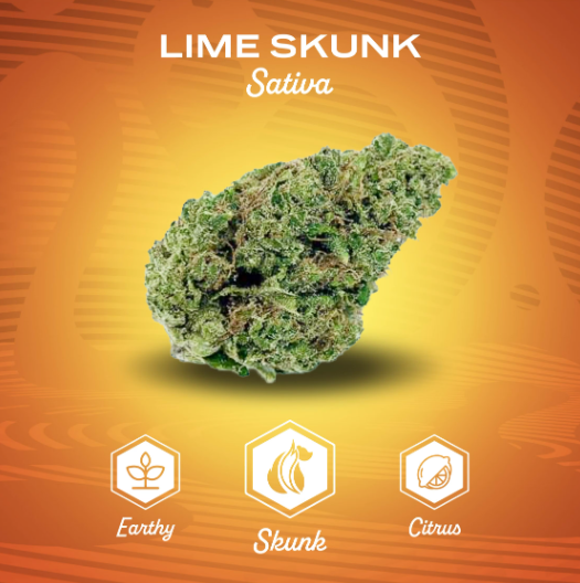 Photograph of product: Lime Skunk | 3.5g | Mission