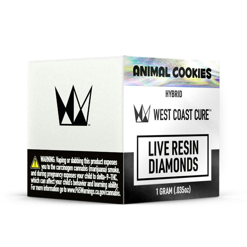 Photograph of product: West Coast Cure - Animal Cookies Live Resin Diamonds 1g