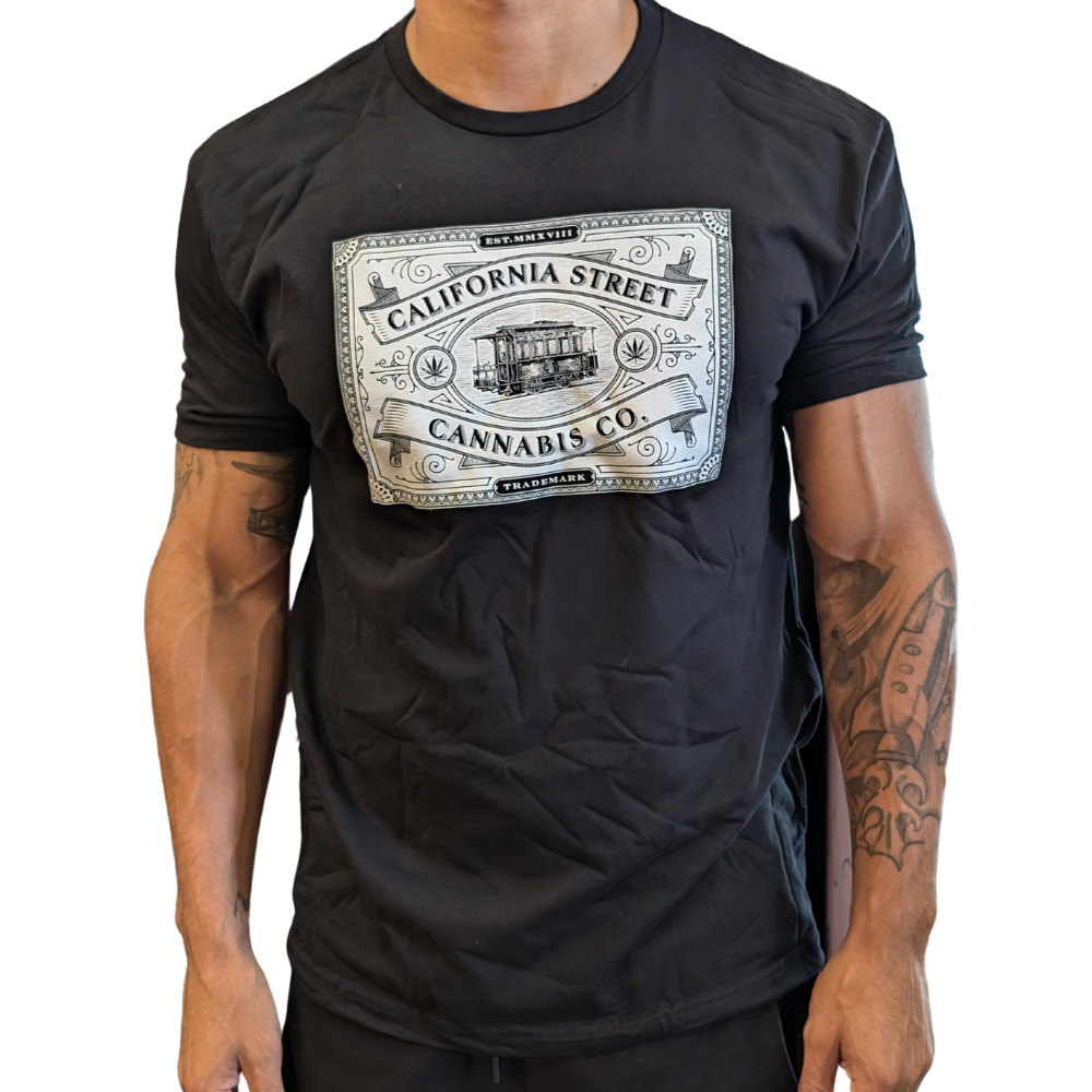 Photograph of product: CSCC Shirt - S Black / White Logo