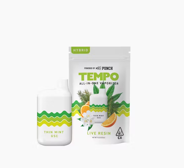 Photograph of product: THIN MINT GSC | LIVE RESIN | DISPOSABLE | 1G