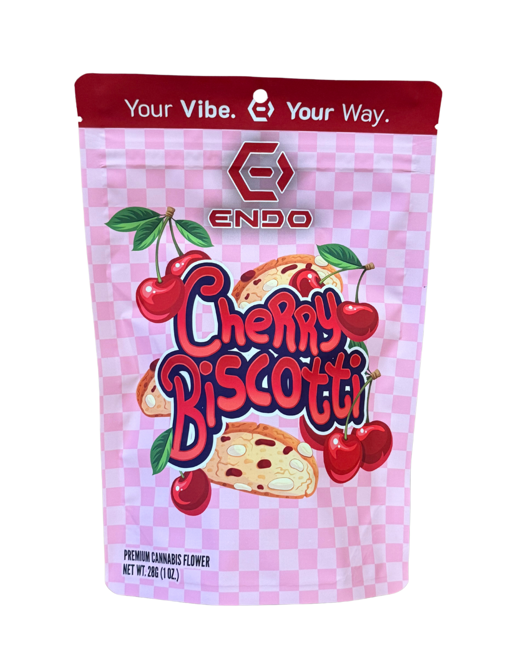 Photograph of product: Endo | Cherry Biscotti | Prepackaged Oz. - 28g
