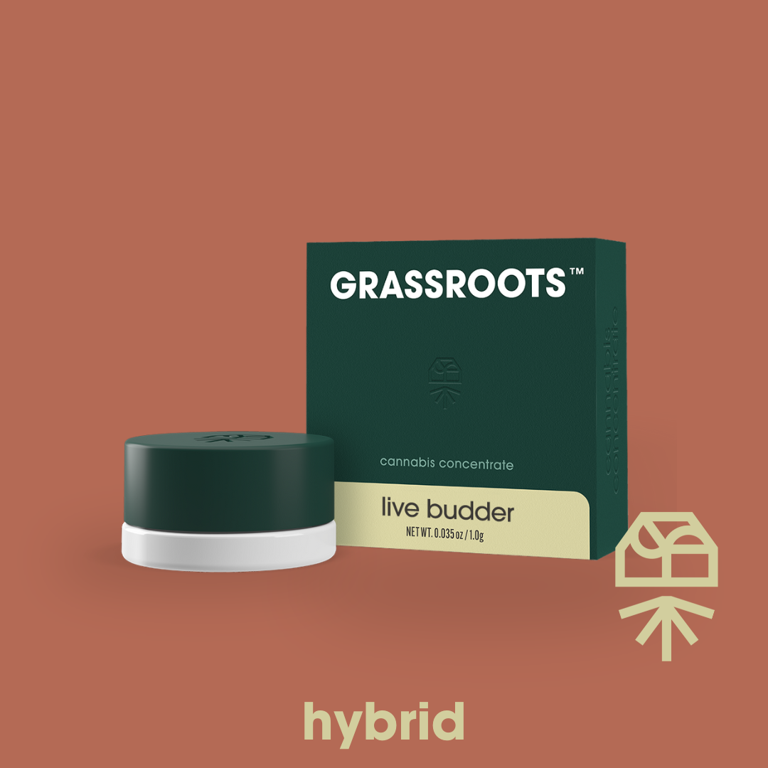 Photograph of product: GRASSROOTS Live Budder 1g: Tarts