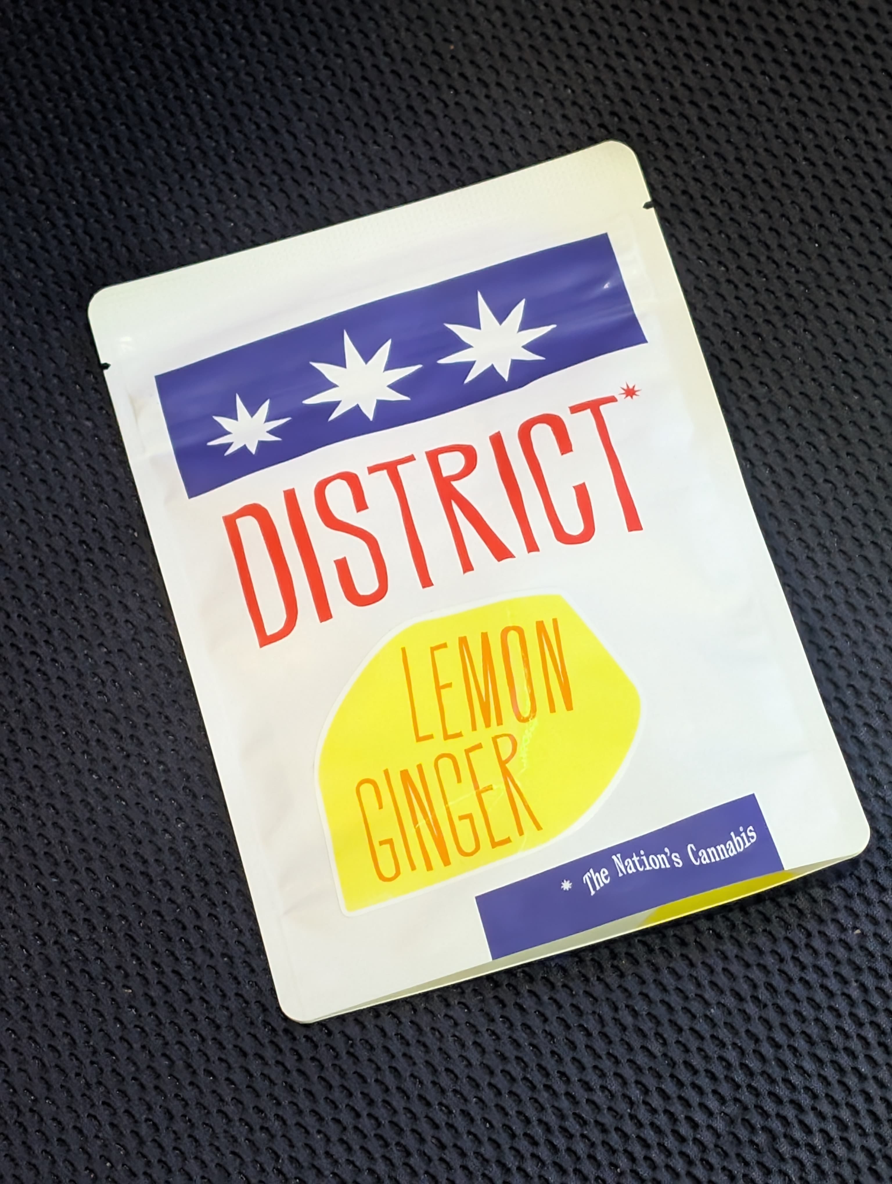 Photograph of product: Gummy - Lemon Ginger - Pack of 10 - 10mg