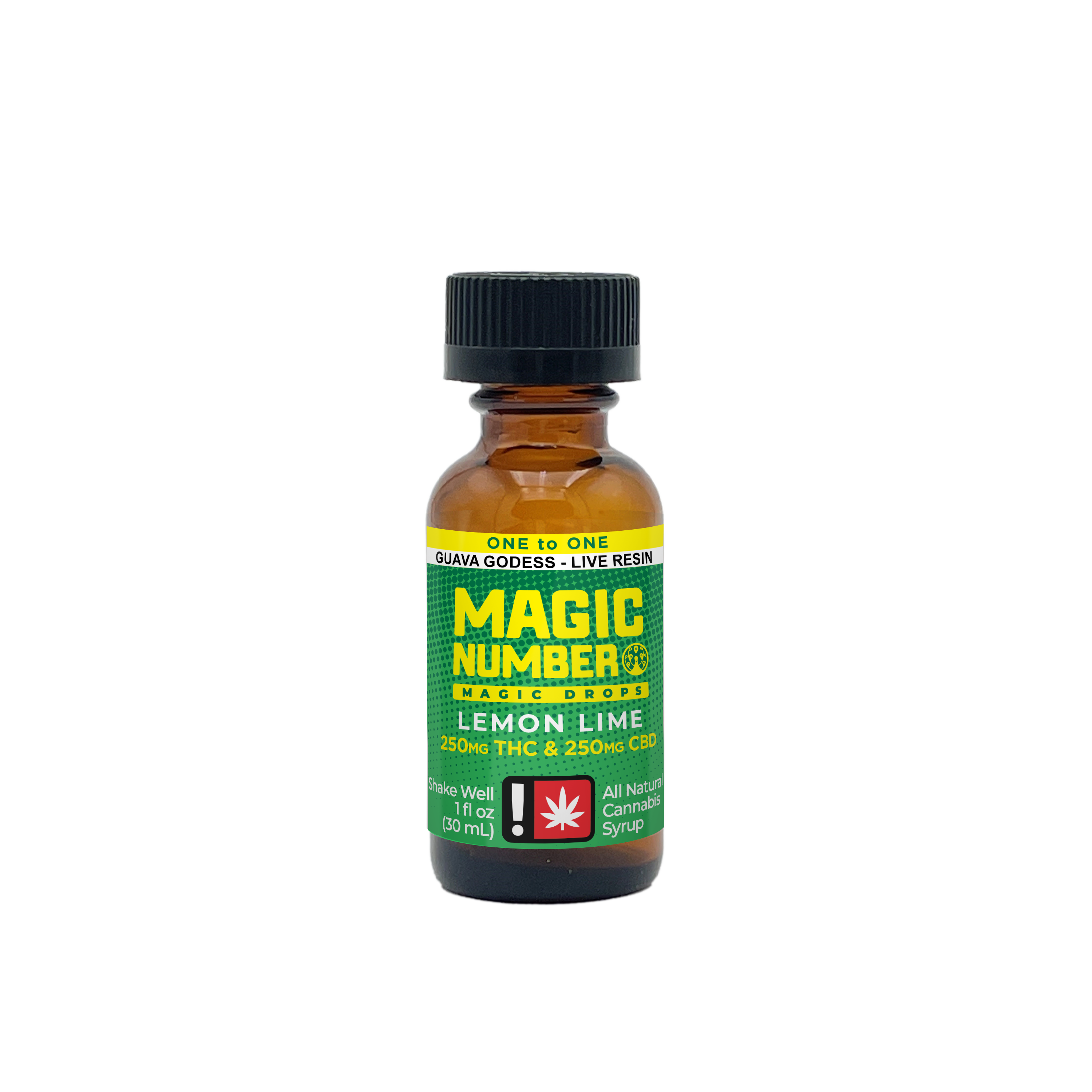 Photograph of product: Magic Number - Magic Drops - Lemon Lime 1:1 (250mg)