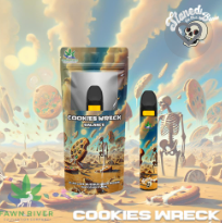Photograph of product: Euphoria | Cookie Wreck | Live Rosin Disposable | 0.5g
