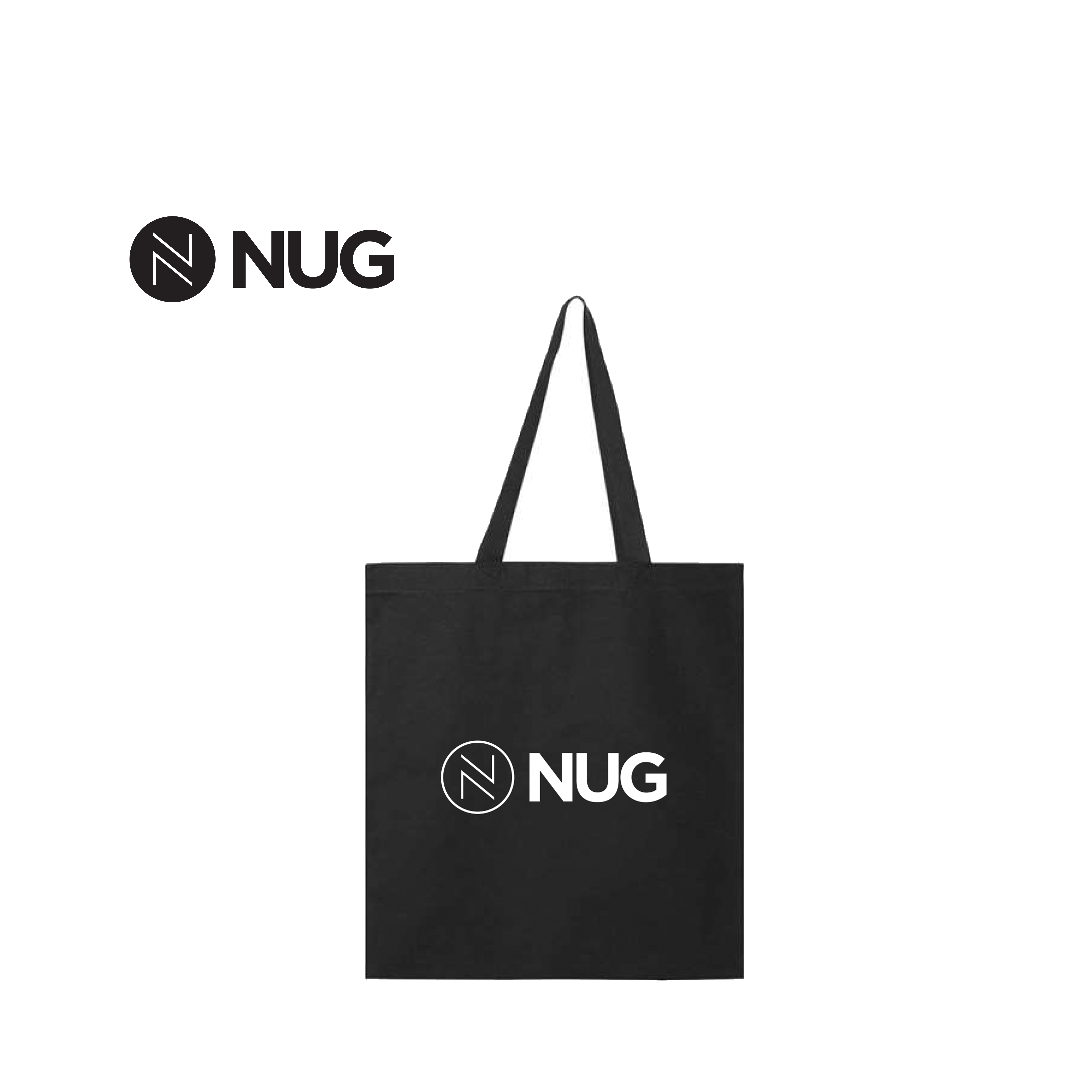Photograph of product: NUG ZIPPER WOVEN TOTE BAG