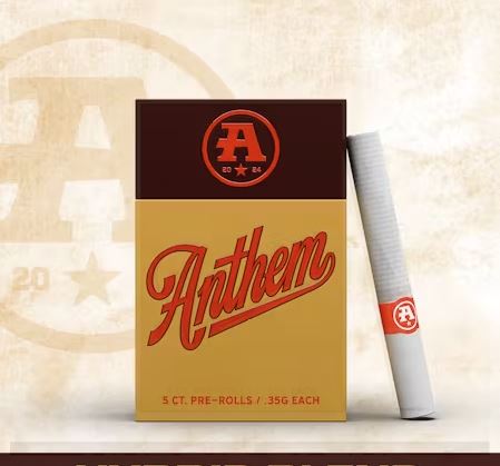 Photograph of product: Anthem: Hybrid Blend | Pre-rolls 10pk