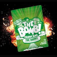 Photograph of product: Goody Bag BOMB Green Apple RSO 50mg Gummy