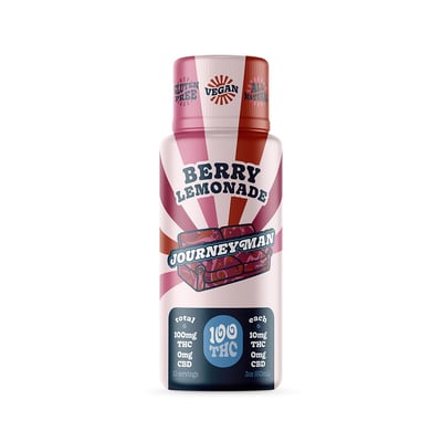 Photograph of product: Journeyman - Infused Beverage - Berry Lemonade (100mg)