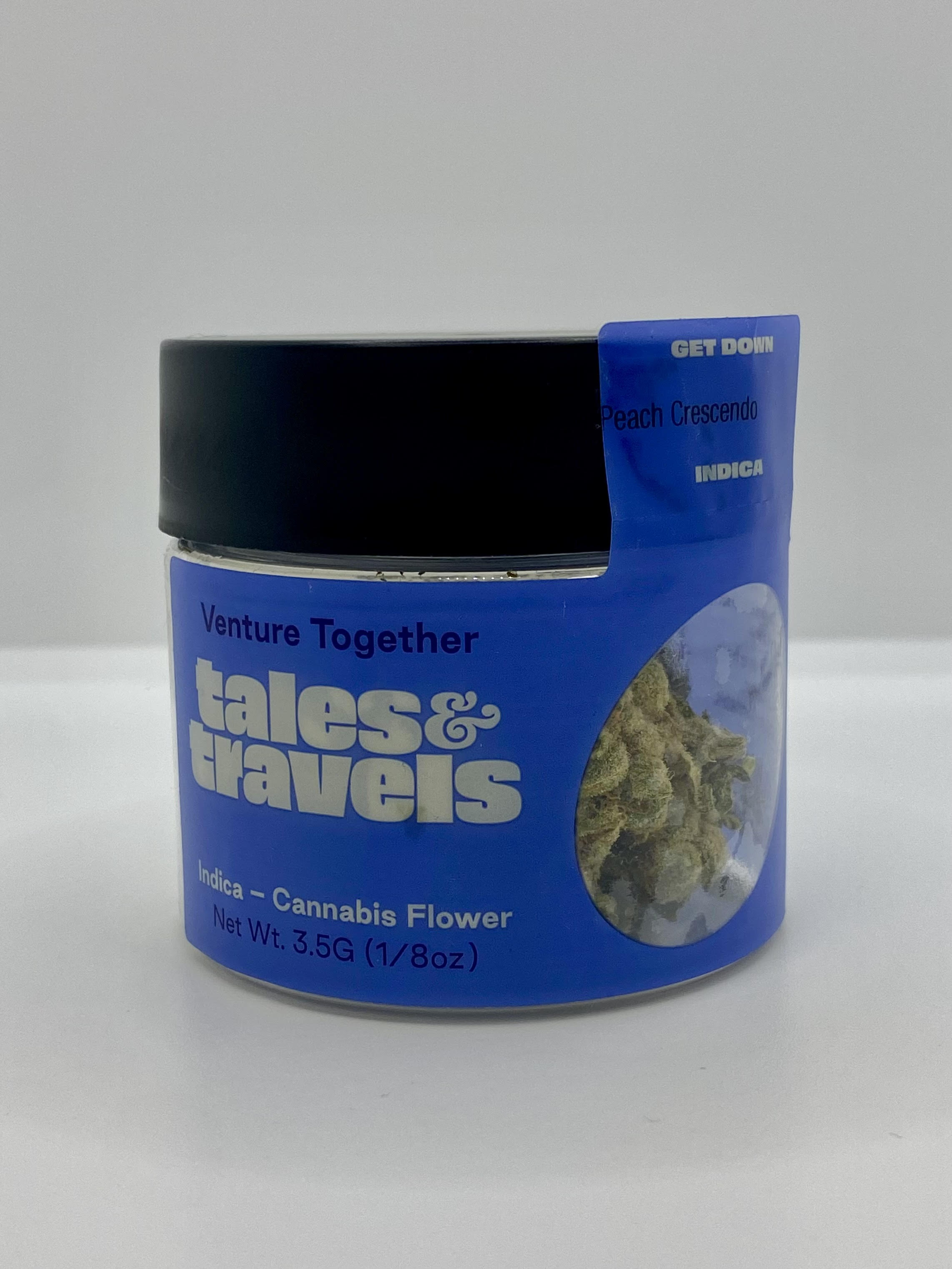 Photograph of product: Revolution - Flower - Buds - Peach Crescendo - Oui'd Hybrid - 3.5G - Silver