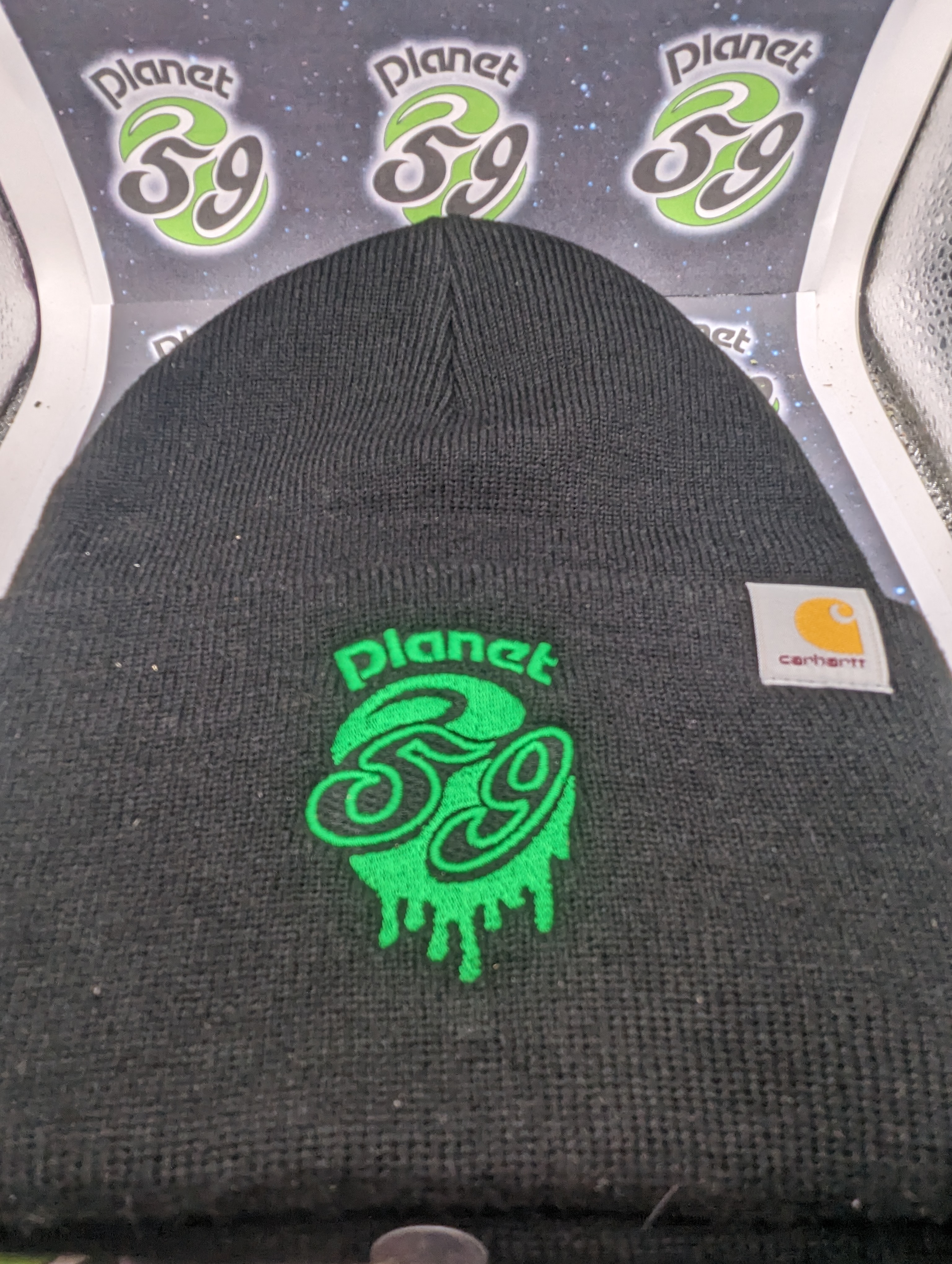 Photograph of product: planet 59 beanie - black