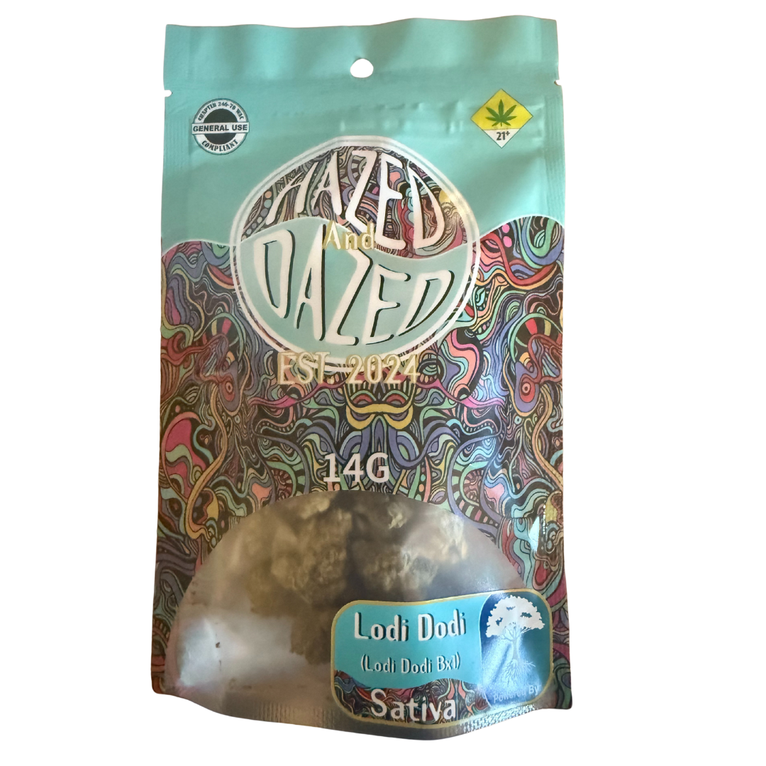 Photograph of Product: Hazed and Dazed Lodi Dodi Flower Sativa 14g