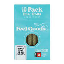 Photograph of product: 10pk Citrus Mistress + Lemon Cherry Gelato - Preroll Pack - Feel Goods