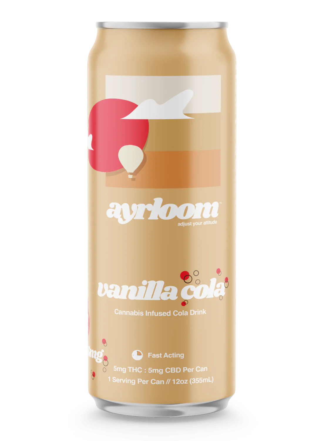 Photograph of product: Ayrloom | Vanilla Cola Beverage | 12oz Single 10mg