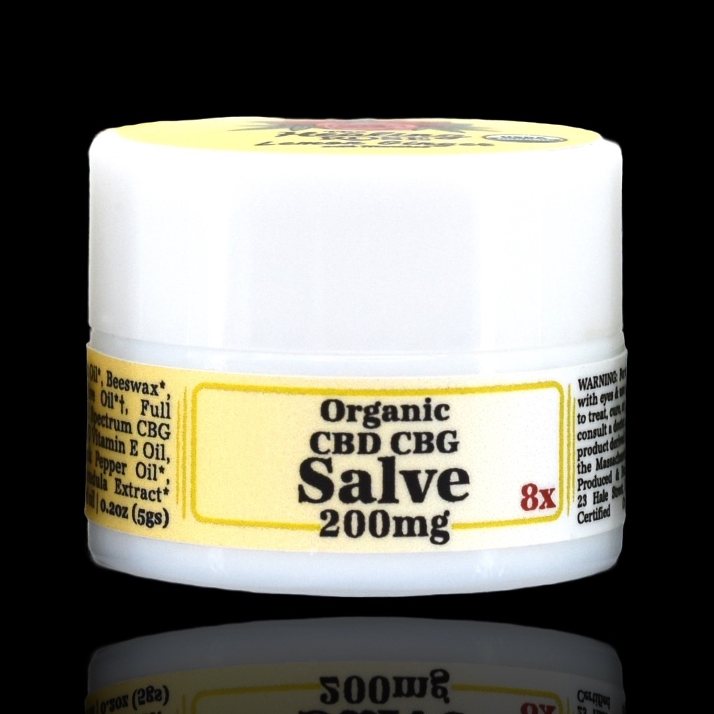 Photograph of product: Mini Organic Lemon Ginger CBD-CBG Salve, 8x, by The Healing Rose