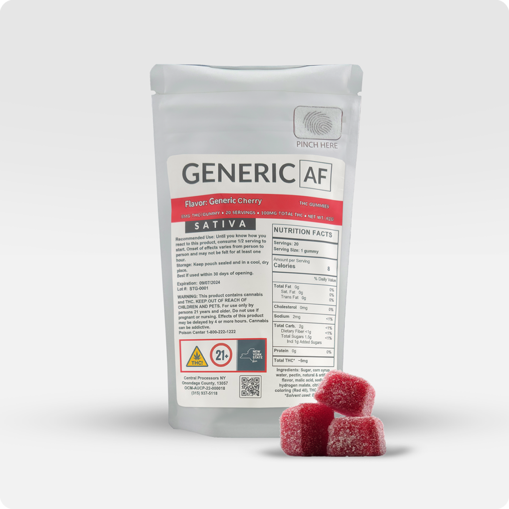 Photograph of Product: Generic AF - Generic Cherry - 20ct Gummies