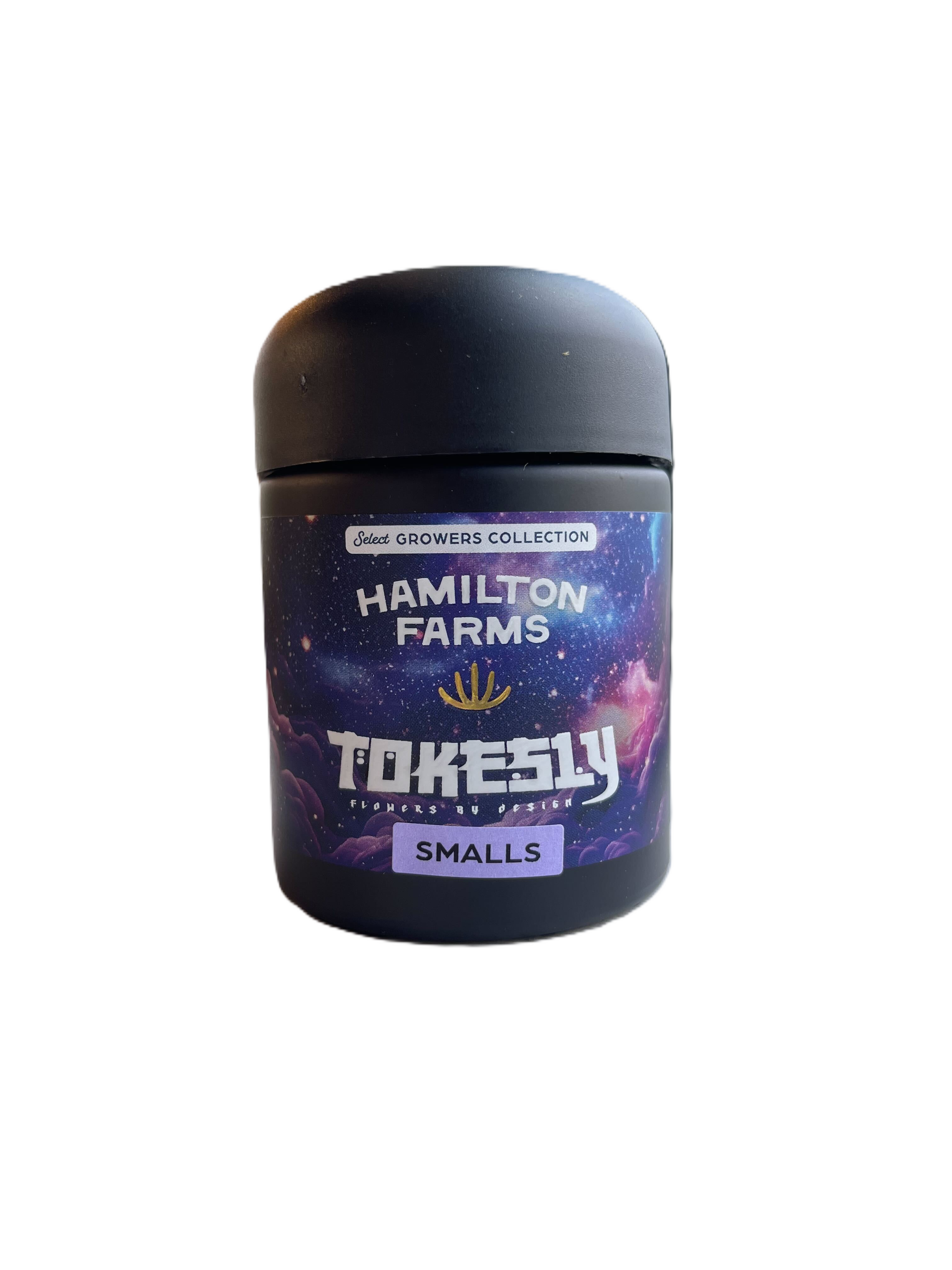 Photograph of product: Hamilton Farms | Tokesly | Kush Berry Burger | 7g Smalls