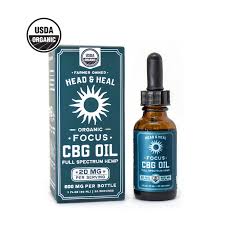 Photograph of product: Head & Heal - Focus - 1:4 TH-oui/CBG Tincture - 150mg