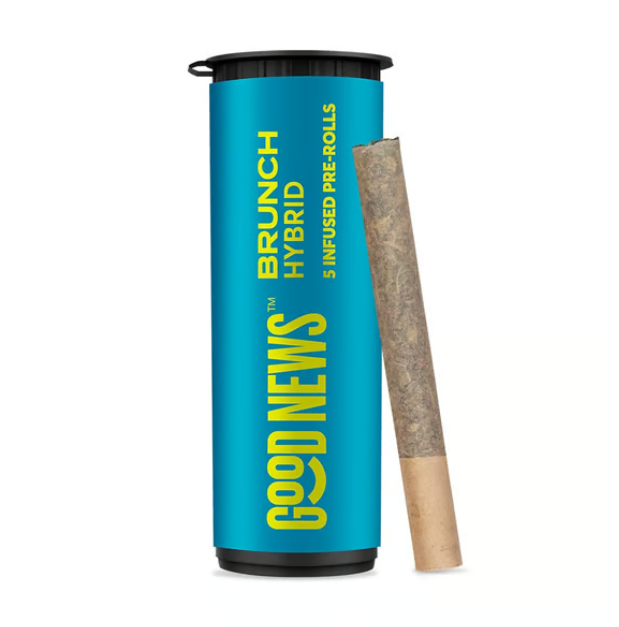 Photograph of product: CL Good News Infused PreRolls - Brunch 2.5g 5pk