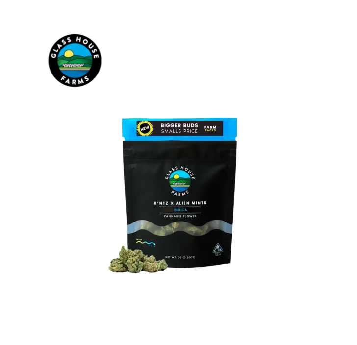 Photograph of product: R*NTZ X ALIEN MINTS 7G