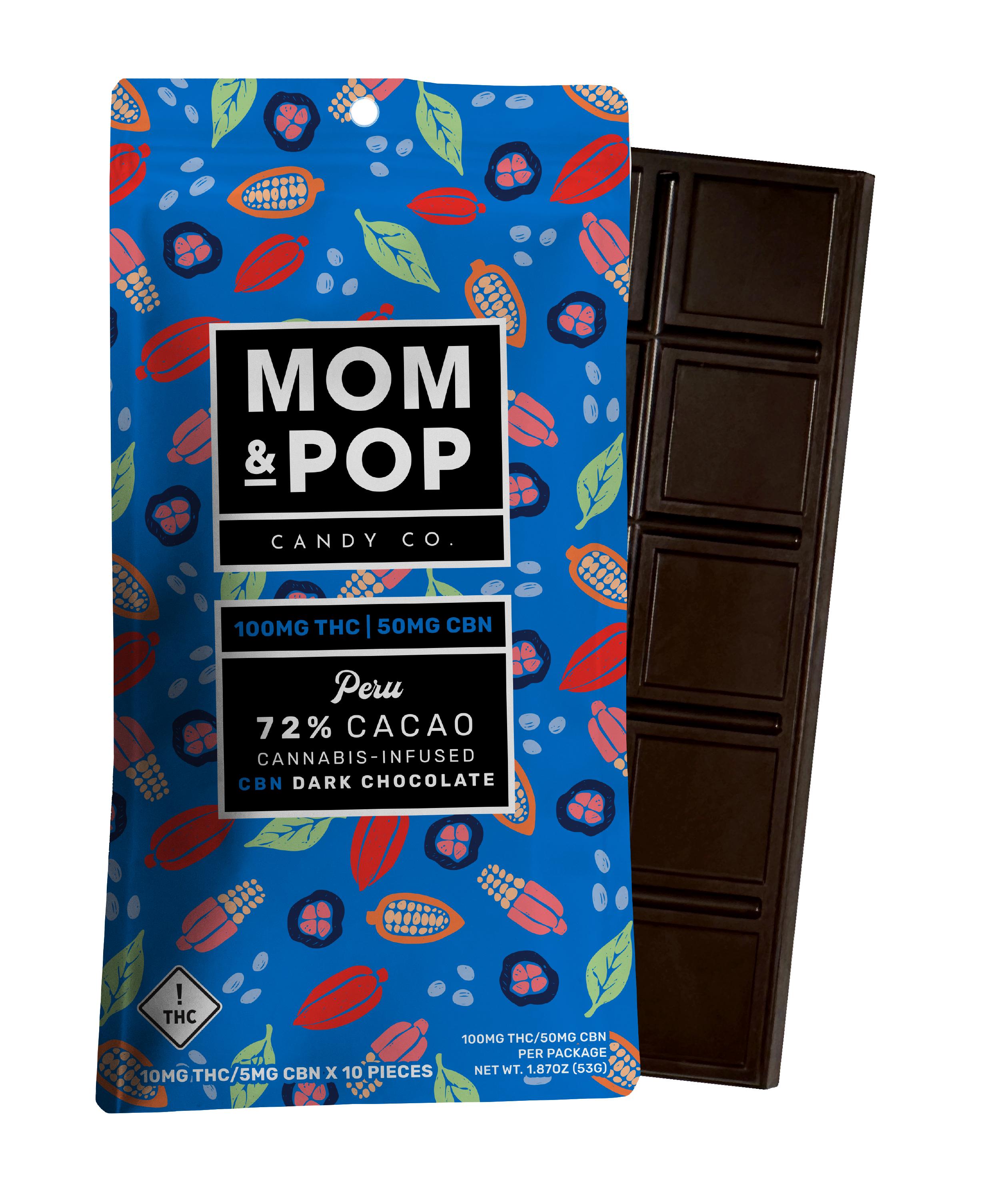 Photograph of Product: 100mg (2:1 CBN Sleep Dark Chocolate)