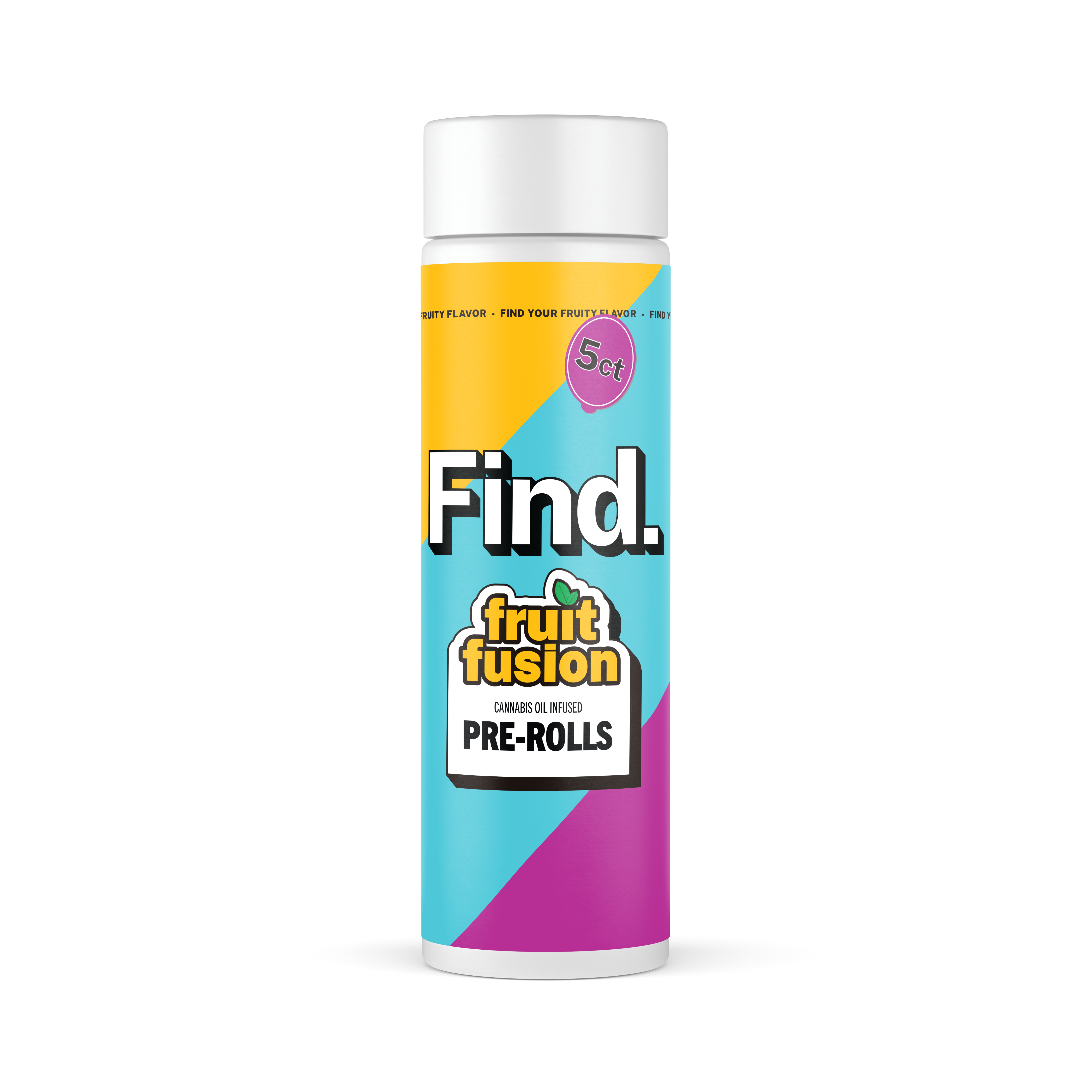 Photograph of product: FIND - Fruit Fusions - Apple Fritter x Lime Distillate Infused Pre-Roll 2 Pack - 2.5g