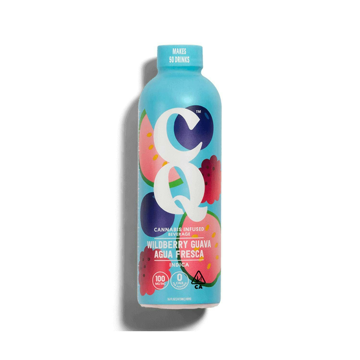 Photograph of product: Oui'd Quencher - Wildberry Guava Agua Fresca Oui'd 16 oz 100MG