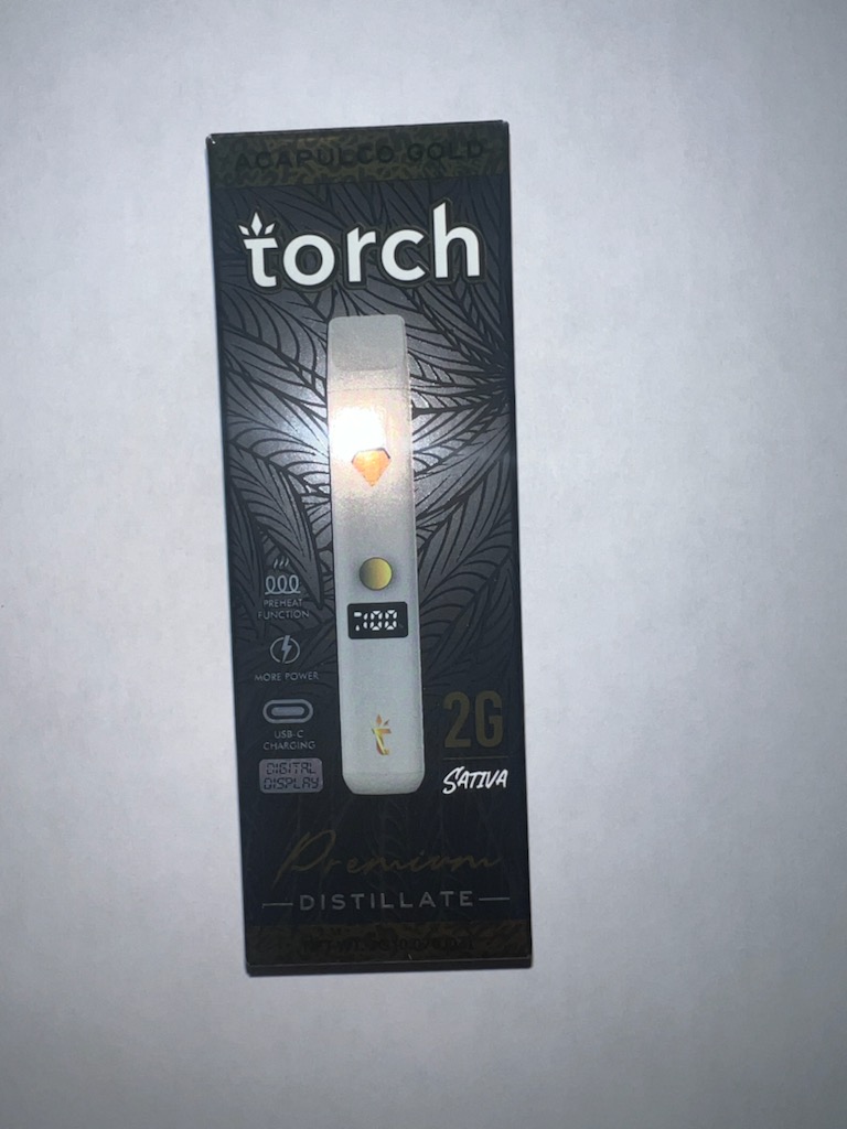 Photograph of Product: HPI | Torch Digital Vape | Acapulco Gold