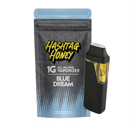 Photograph of product: au chocolattag Honey | Blue Dream | AIO Vape | 1G