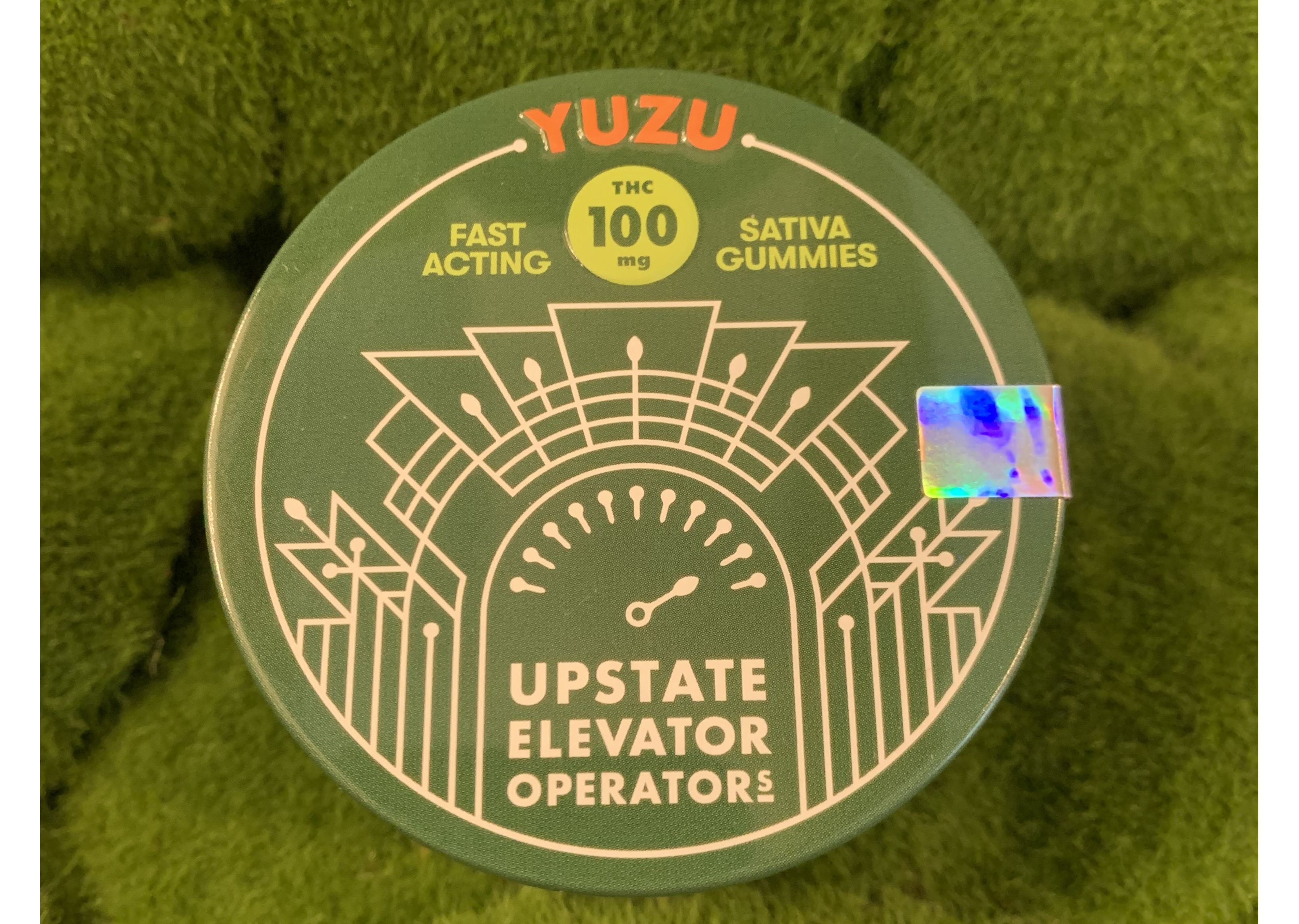 Photograph of product: 100mg Edible Pack | TH-oui + CBG Yuzu Gummies | Upstate Elevator Operators