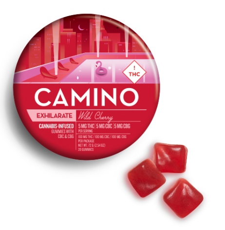 Photograph of product: Camino Wild Cherry (20ct) 100/100CBC/100CBG Exhilarate