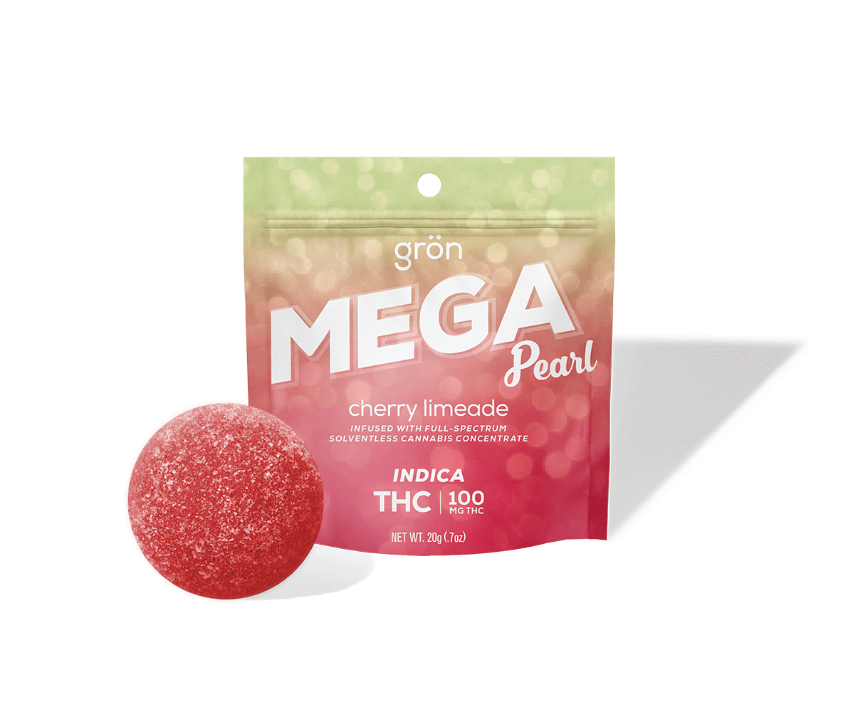 Photograph of product: Grn | Cherry Limeade Mega Pearl | 100mg