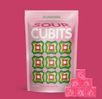 Photograph of product: Granny Smith Gummies - 100mg - Cubits (AU)