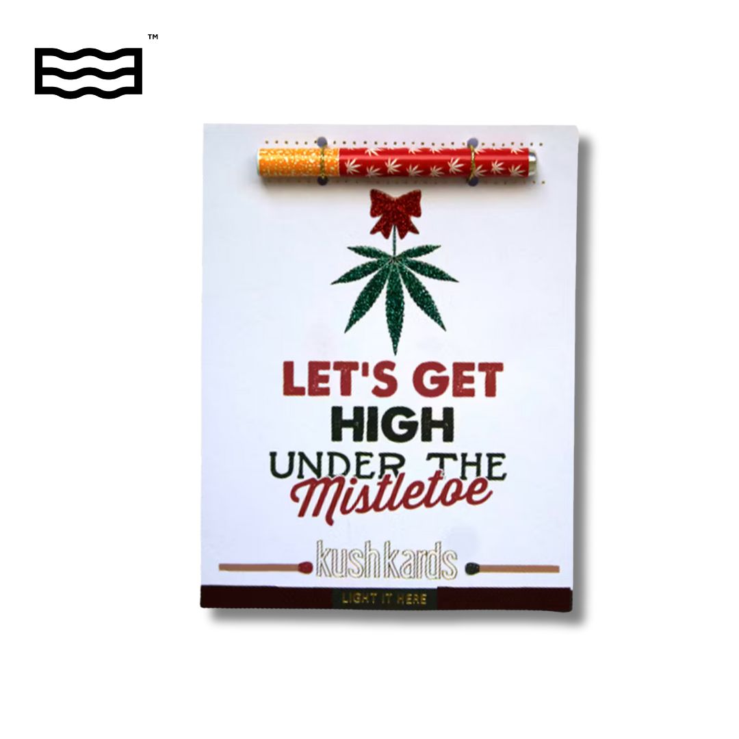Photograph of product: Let's Get High Under the Mistletoe Kush Kard