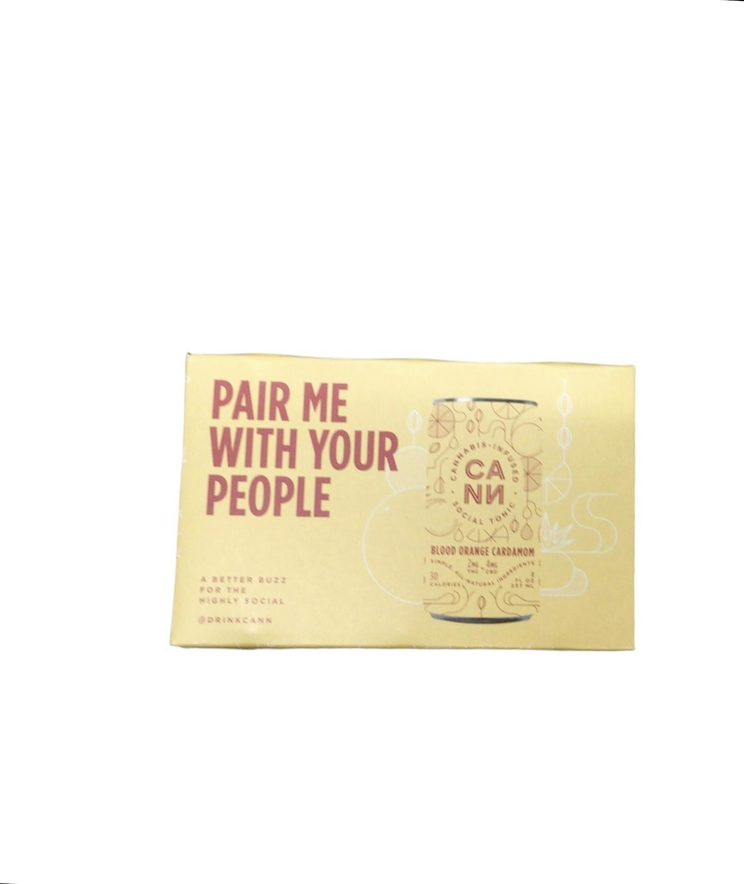 Photograph of product: CANN- Blood Orange Cardamom 6 Pack