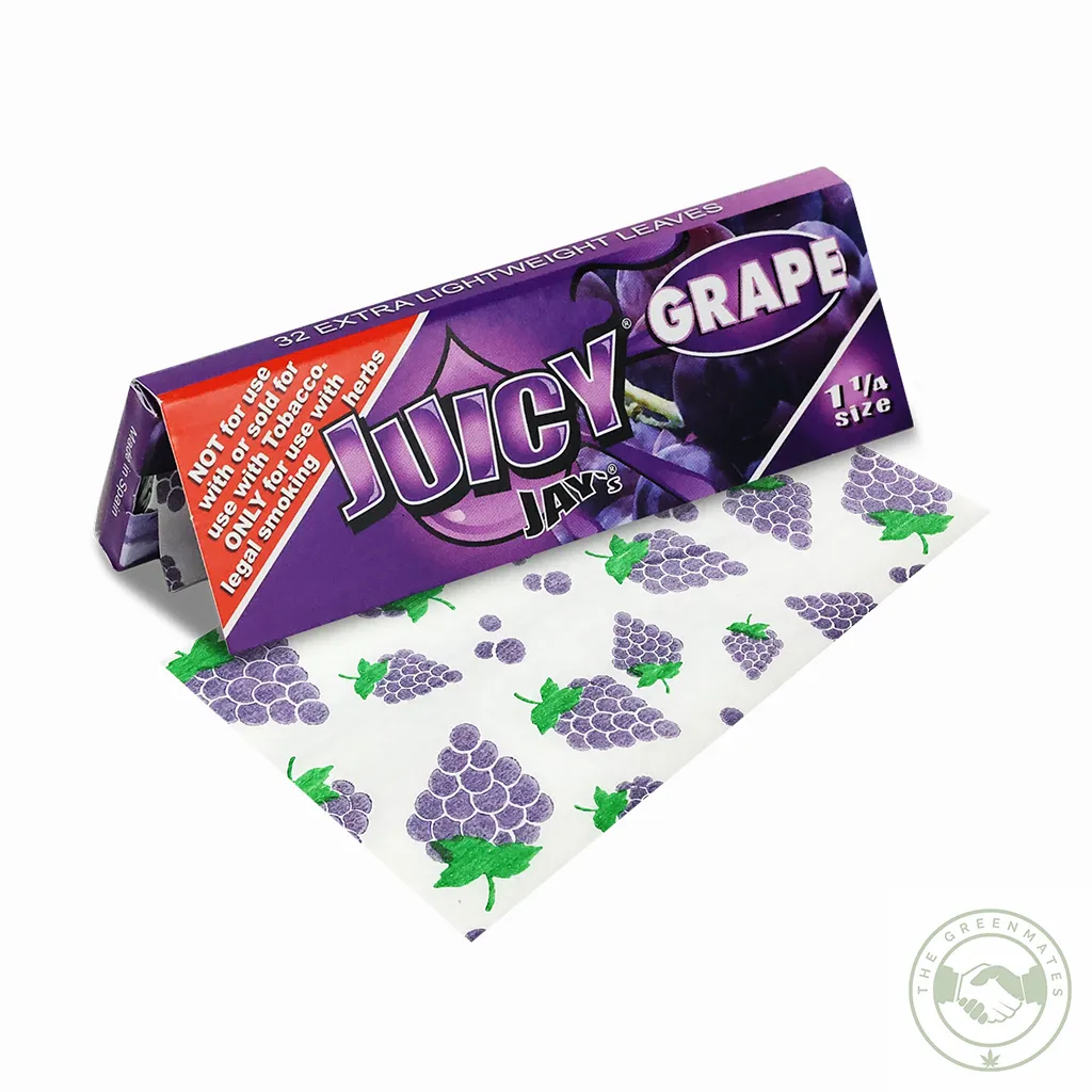 Photograph of product: Juicy Jays - 1 1/4" - Grape Rolling Papers