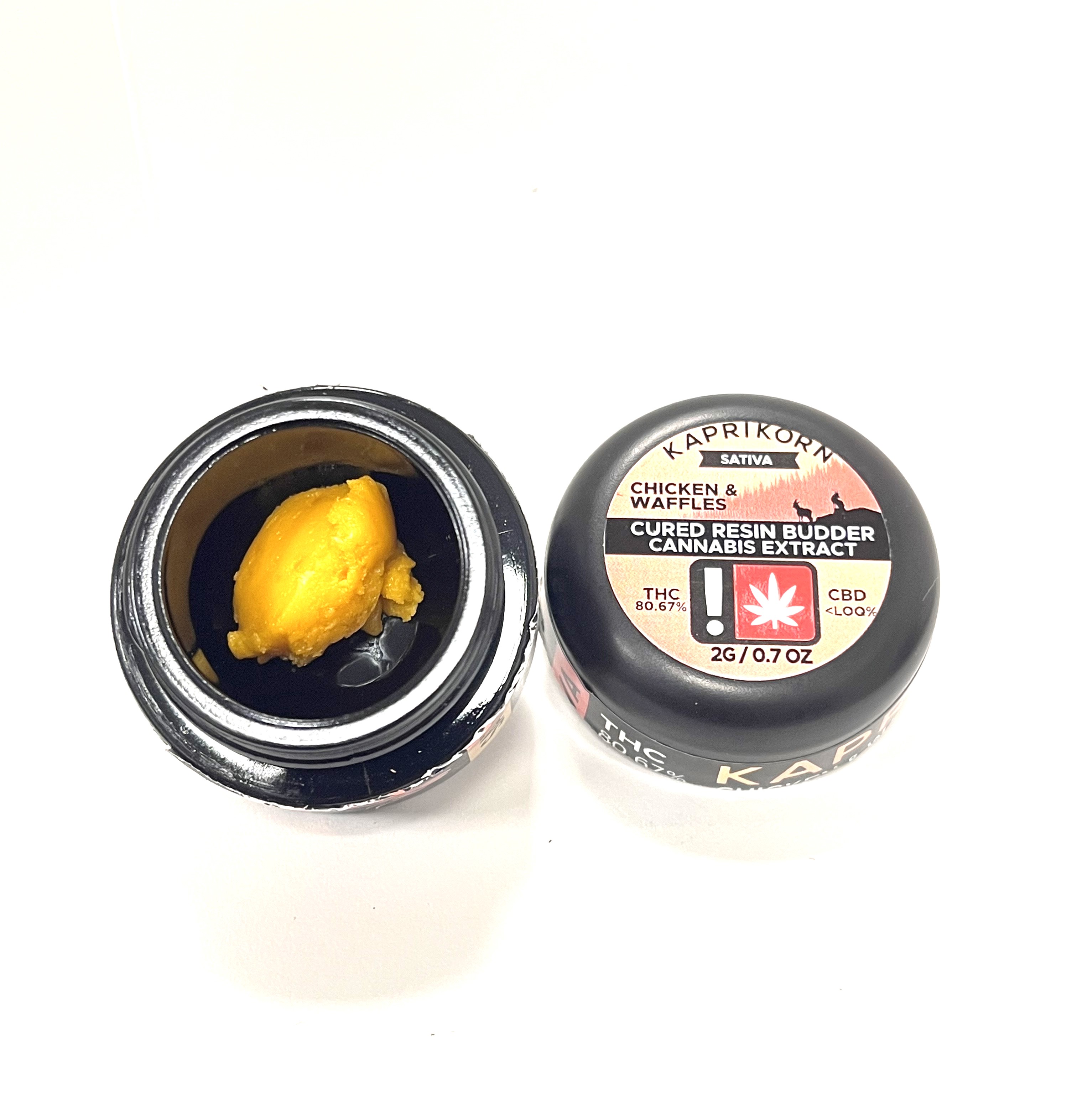 Photograph of product: Kaprikorn 2g Budder | Chicken N Waffles