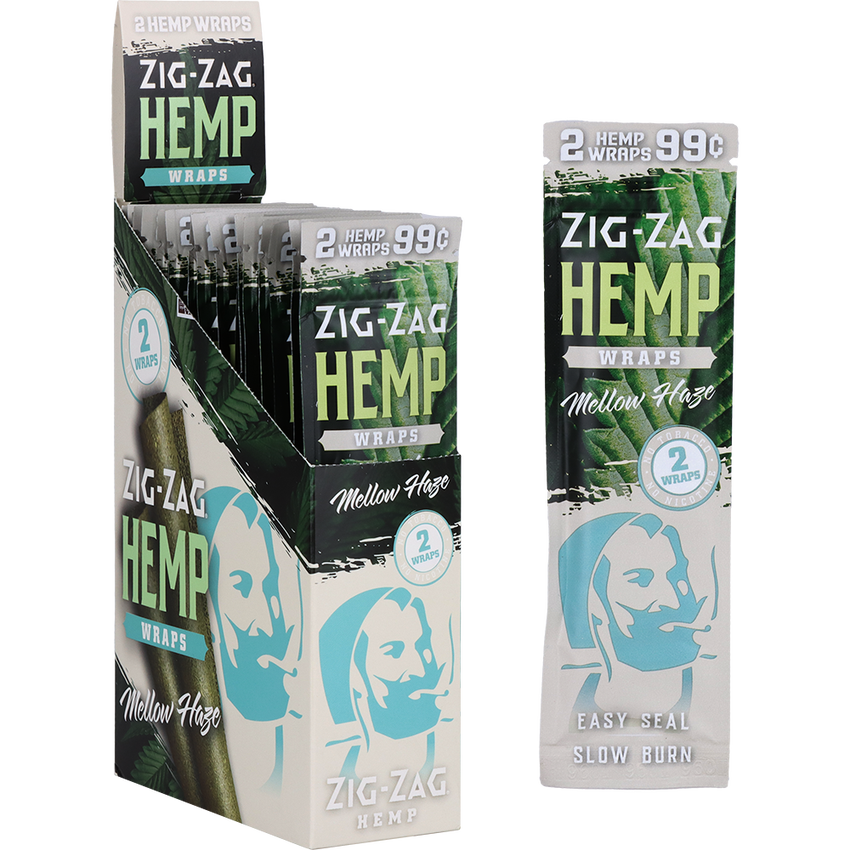 Photograph of product: MELLOW HAZE  | HEMP WRAPS | 2PK