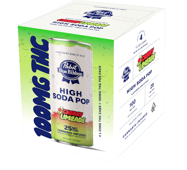 Photograph of product: 4PK PBR CHERRY LIMEADE 25mg - 