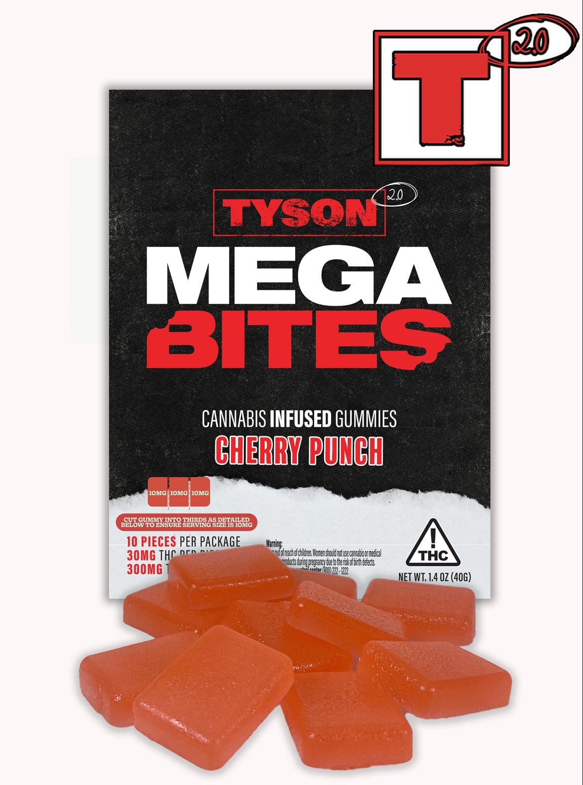 Photograph of product: Southern Sky | 300mg | Tyson Cherry Punch | Gummies