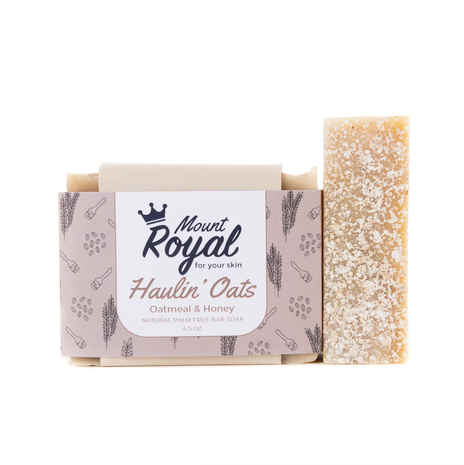 Photograph of product: Mount Royal - Haulin' Oats Bar Soap