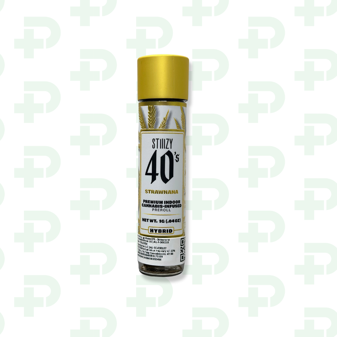 Photograph of product: Stiiizy Infused PR - Hybrid - Strawnana
