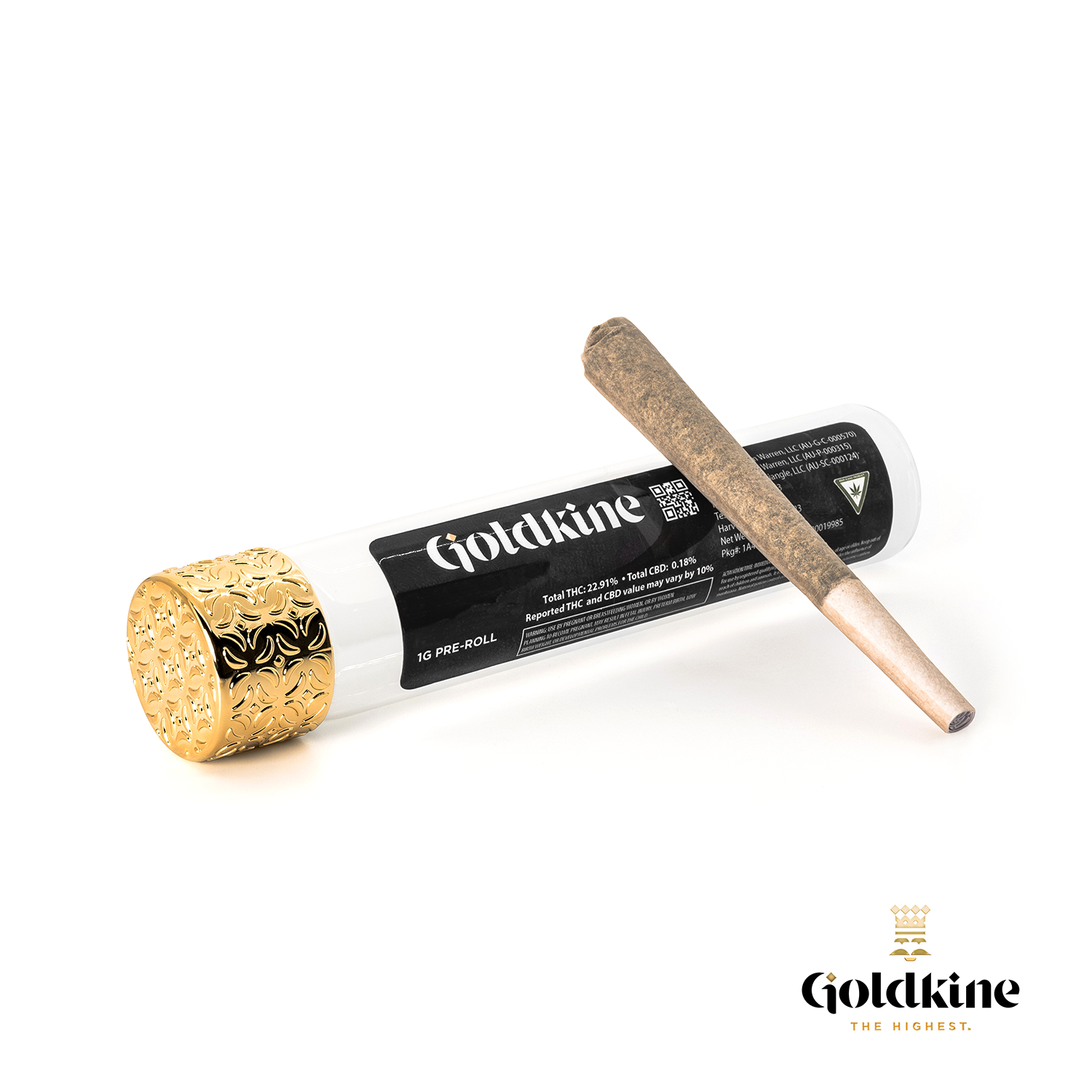 Photograph of product: Goldkine - Lemon Headz Joint 1g