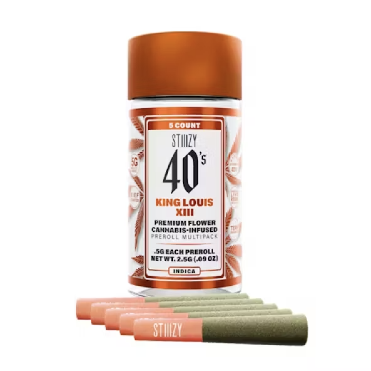 Photograph of product: 40's Infused 5pk 2.5g - King Louis XIII (I)