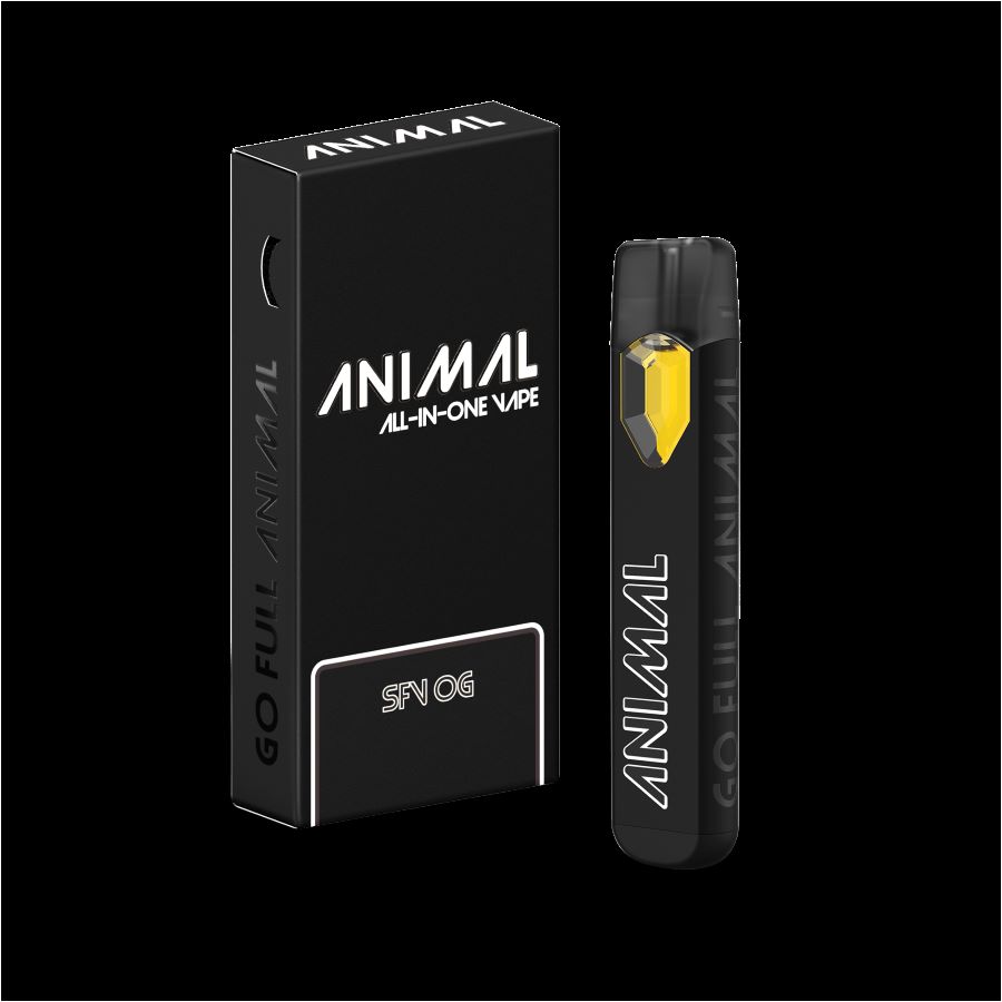 Photograph of product: Animal | SFV OG | AIO Vape | 1G |