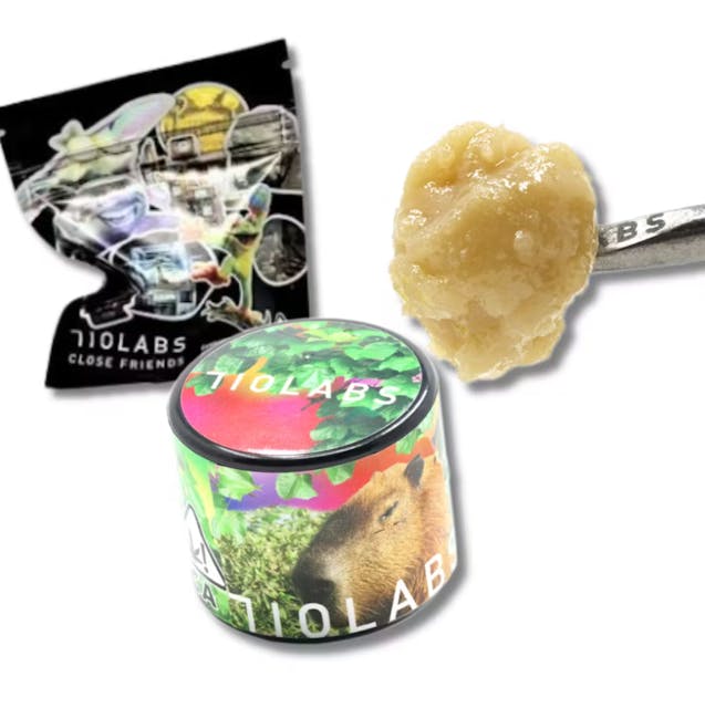 Photograph of product: Z + Z 'Close Friends' Persy Thumbprint Live Rosin *MEDICAL USE ONLY*2g - 