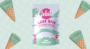 Photograph of product: Gelato Last Bite Mint Chocolate 10pk