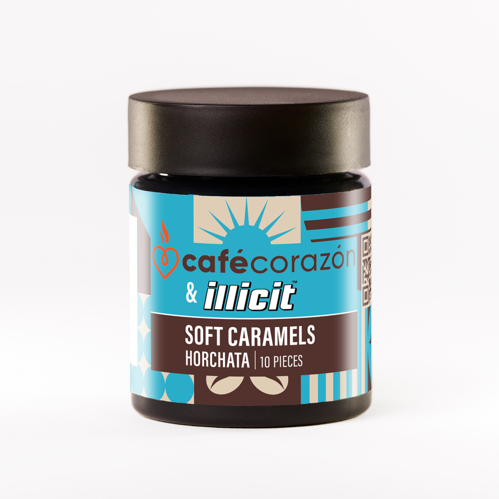 Photograph of product: Caf Corazn Horchata Soft Caramels 100mg
