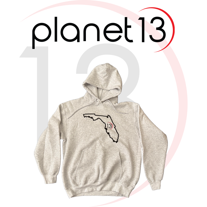 Photograph of product: Planet 13 Hoodie Florida State Outline Ash-XL